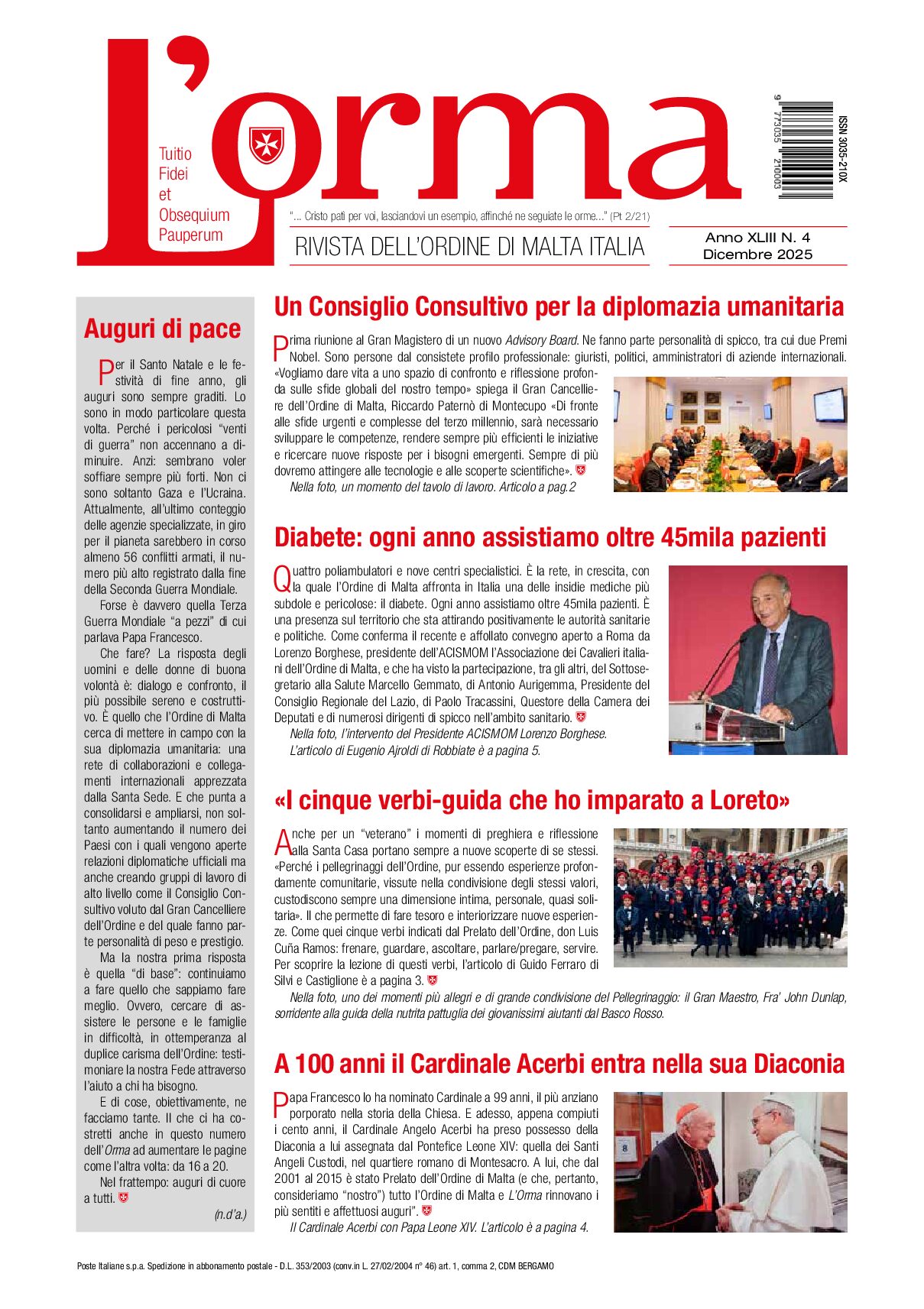 L'Orma Dicembre 2025