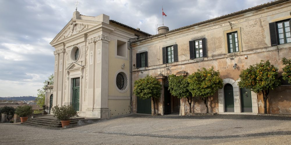 facciata e villa