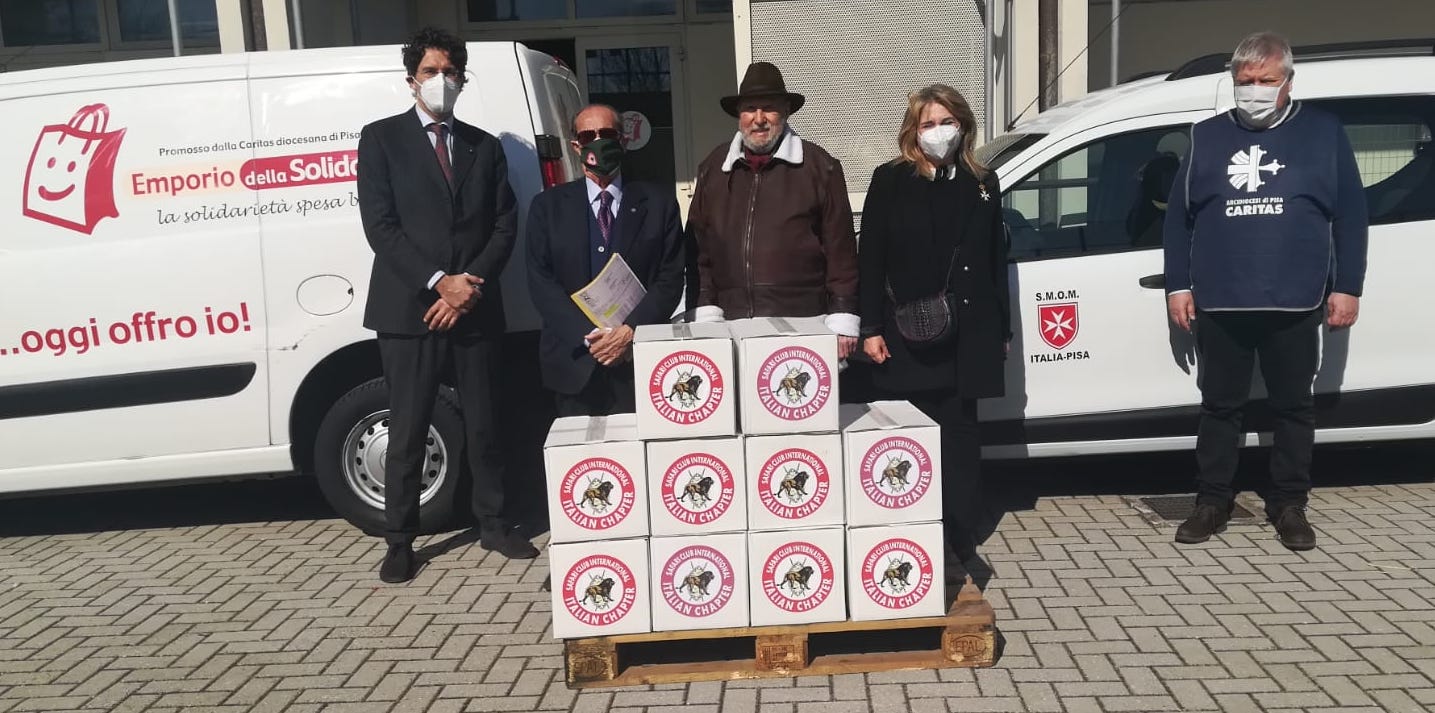Delegazione Pisa donazione Safari club(1)