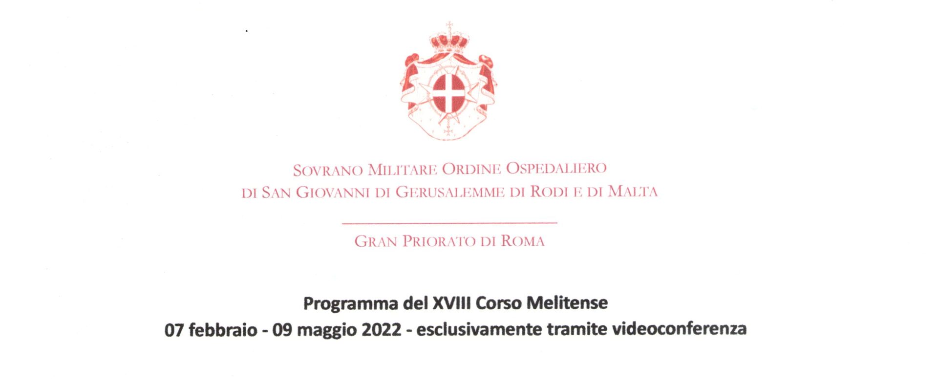 1 copertina XVIII corso Melitense