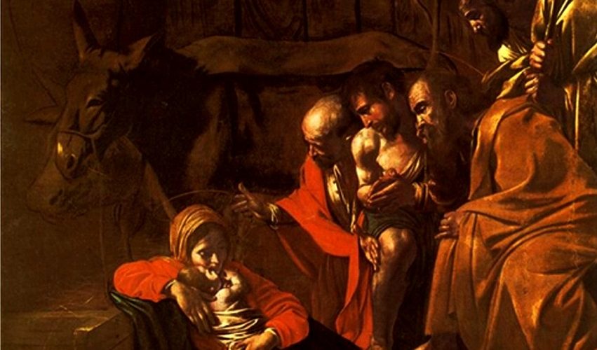 Caravaggio, Adorazione dei pastori, 1609