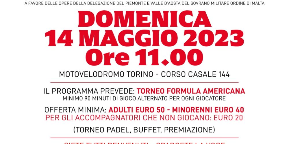 Torneo di Padel locandina