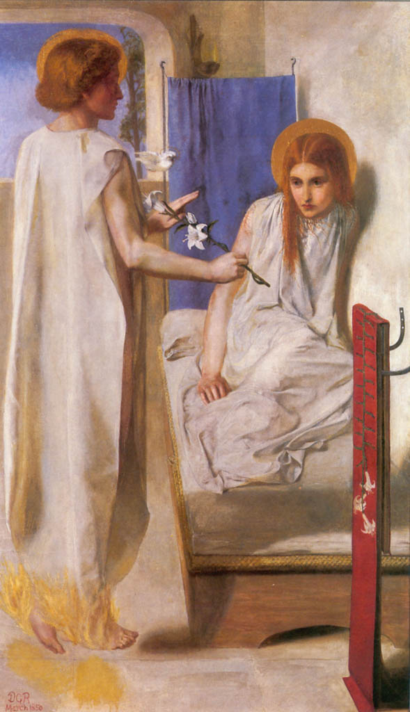 Dante Gabriel Rossetti, Annunciazione (1849)