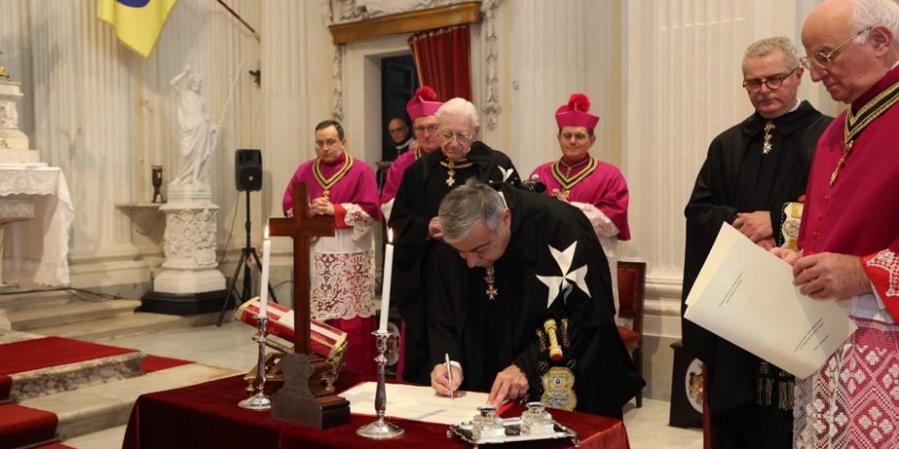 Giuramento fra' Roberto firma