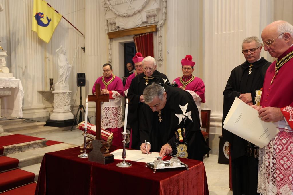 Giuramento fra' Roberto firma
