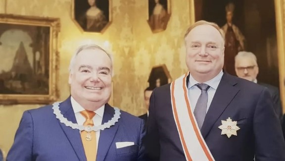 SAR il Principe Carlos con SAE il Gran Maestro