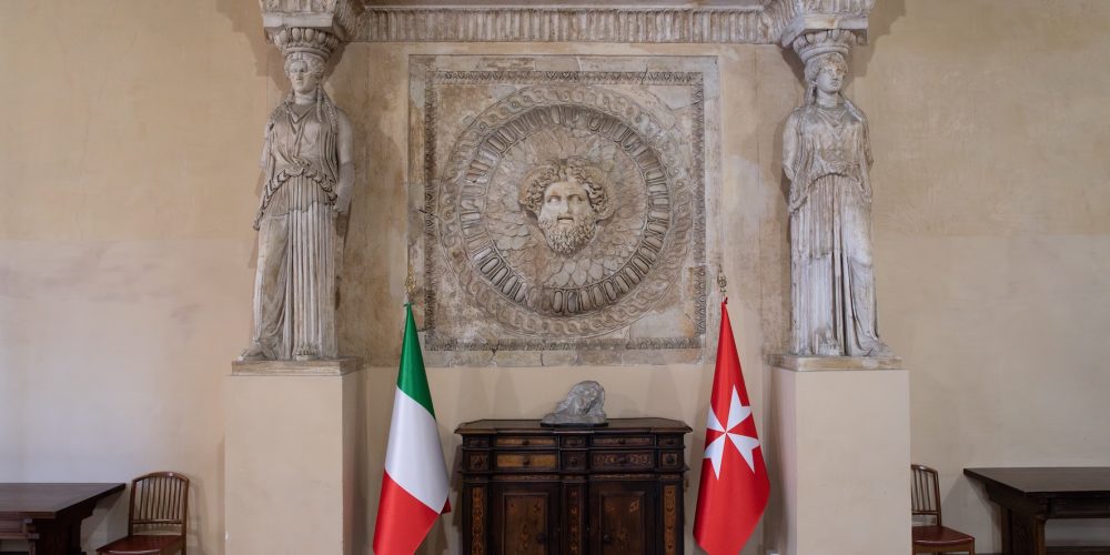 Sala Cariatidi Casa Cavalieri di Rodi