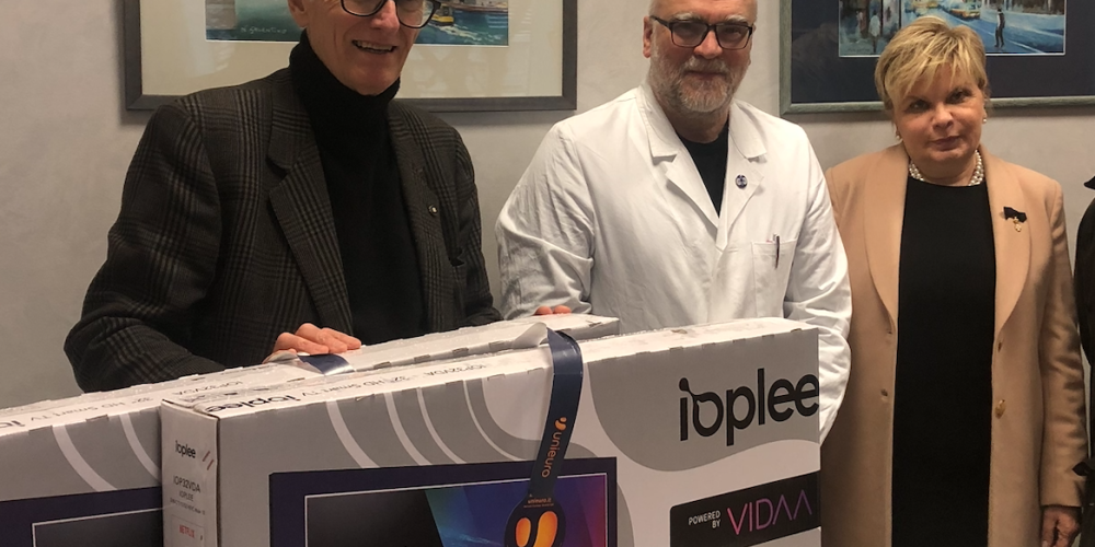 donazione TV per Fatebenefrtelli