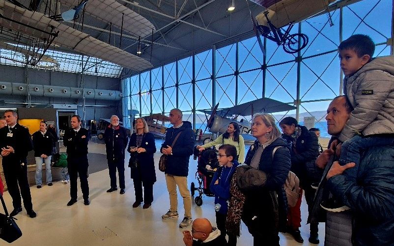 Visita museo Aeronautica piccoli Assistiti CAS Laurentino 38_Delegazione Roma