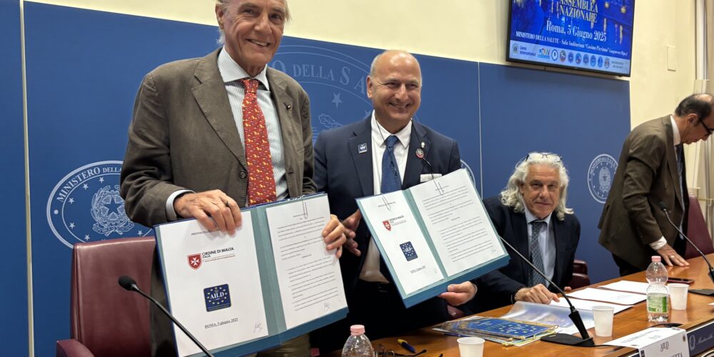 Lorenzo Borghese Mauro Andretta Protocollo Diabete Ordine di Malta Aild Roma 2025