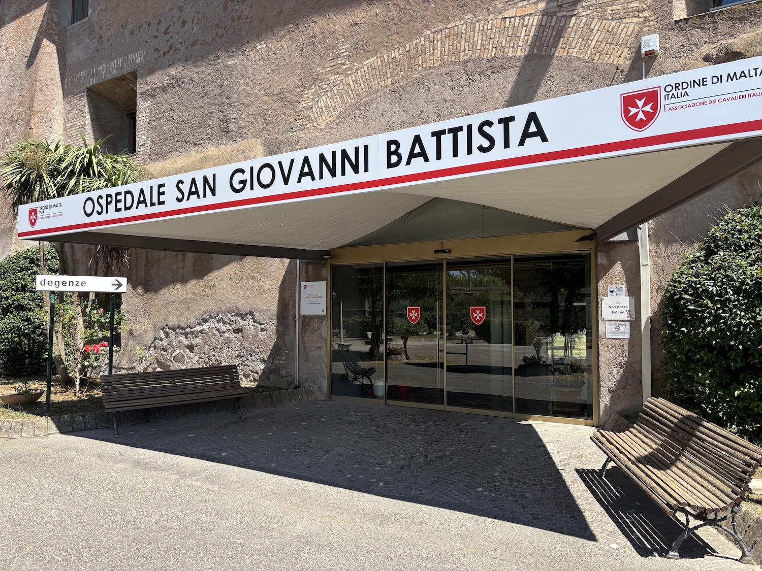 Ingresso Ospedale San Giovanni Battista Roma